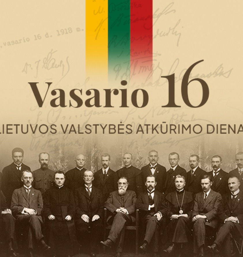 Sveikinimas Vasario 16-osios proga